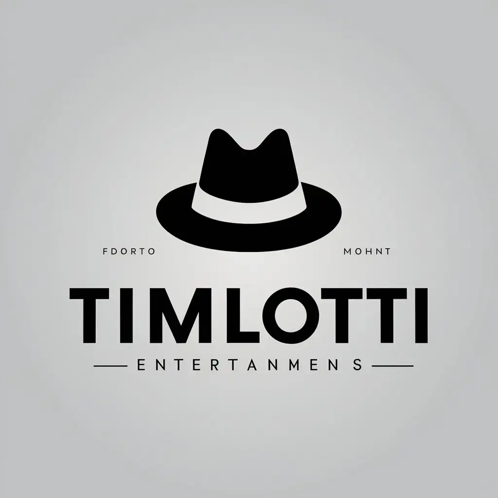 LOGO-Design-for-Timlotti-Elegant-Hat-Symbol-for-Entertainment-Industry