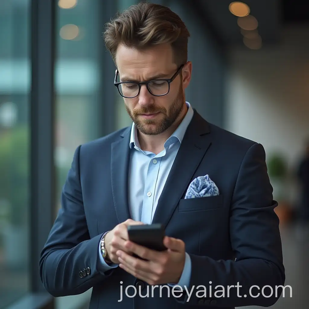 Businessman-Analyzing-Investment-Decision-in-Office-Setting