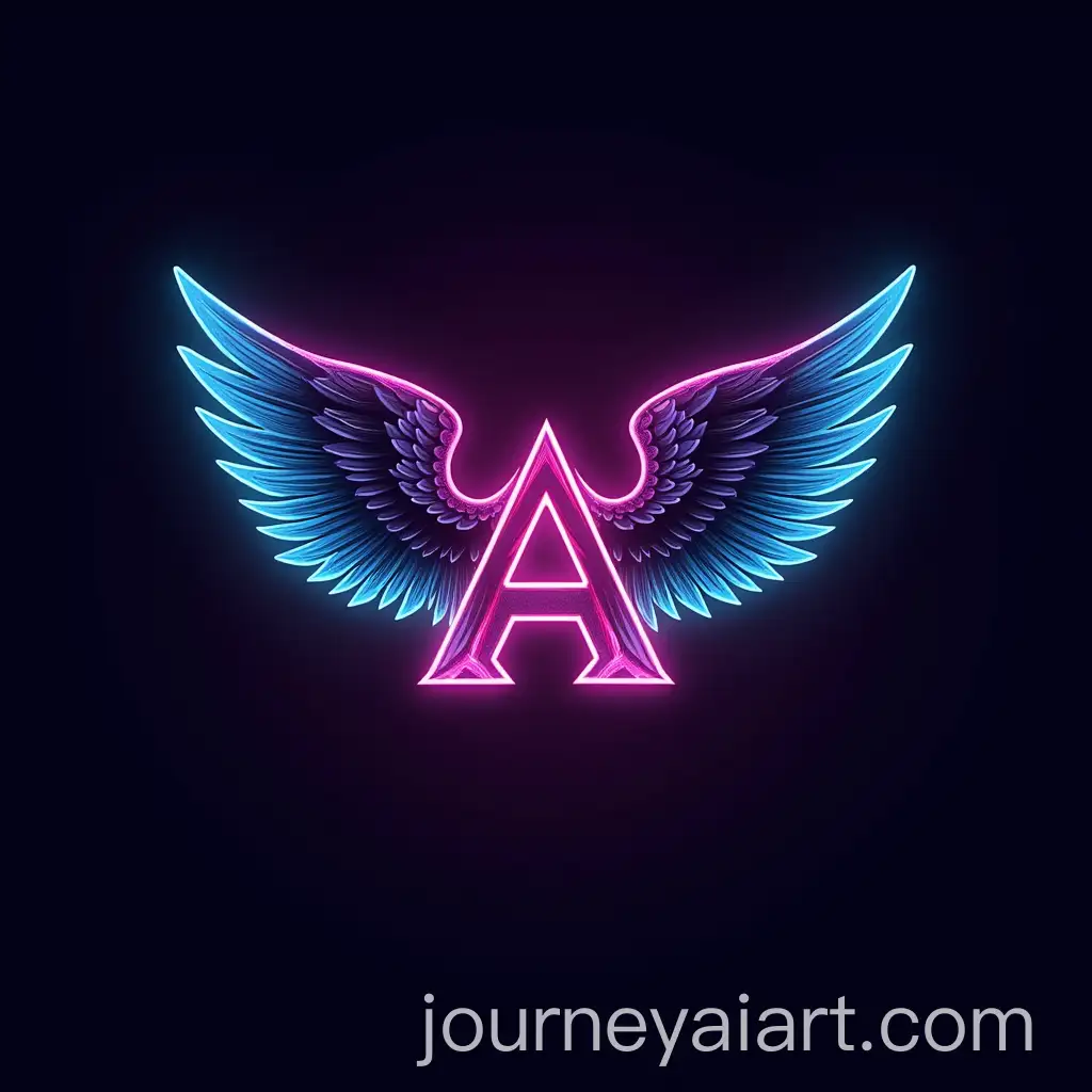 Neon-Logo-with-Galactic-Wings