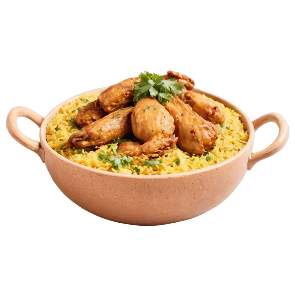 Delicious-Chicken-Biryani-PNG-Image-HighResolution-Food-Photography-for-Mouthwatering-Culinary-Presentation