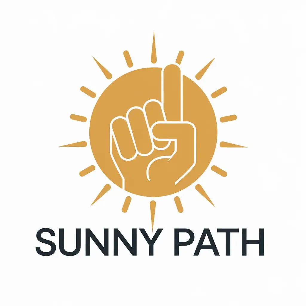 LOGO Design for Sunny Path Vector Logo with Help Moderate Symbols for Medical Dental Industry