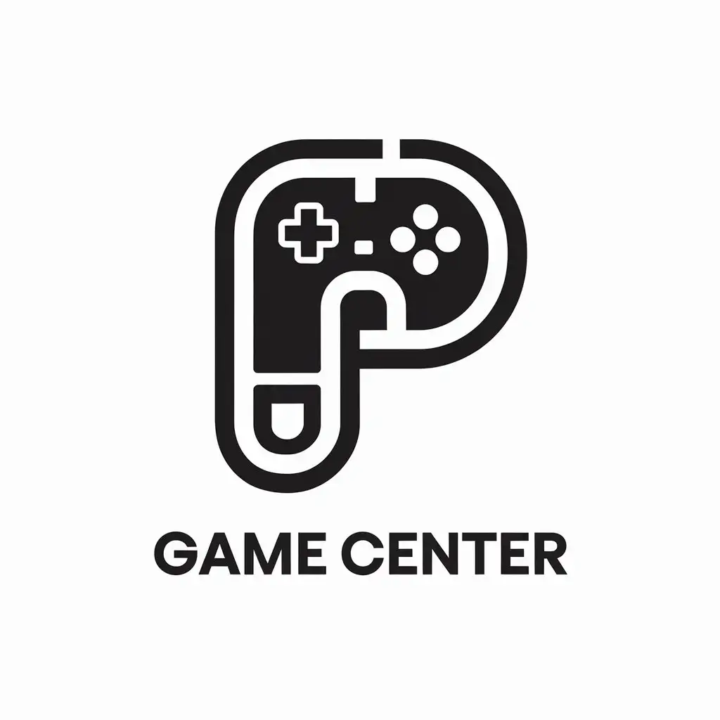 LOGO-Design-For-Game-Center-Vector-Design-with-Ps-Symbol-for-Technology-Industry