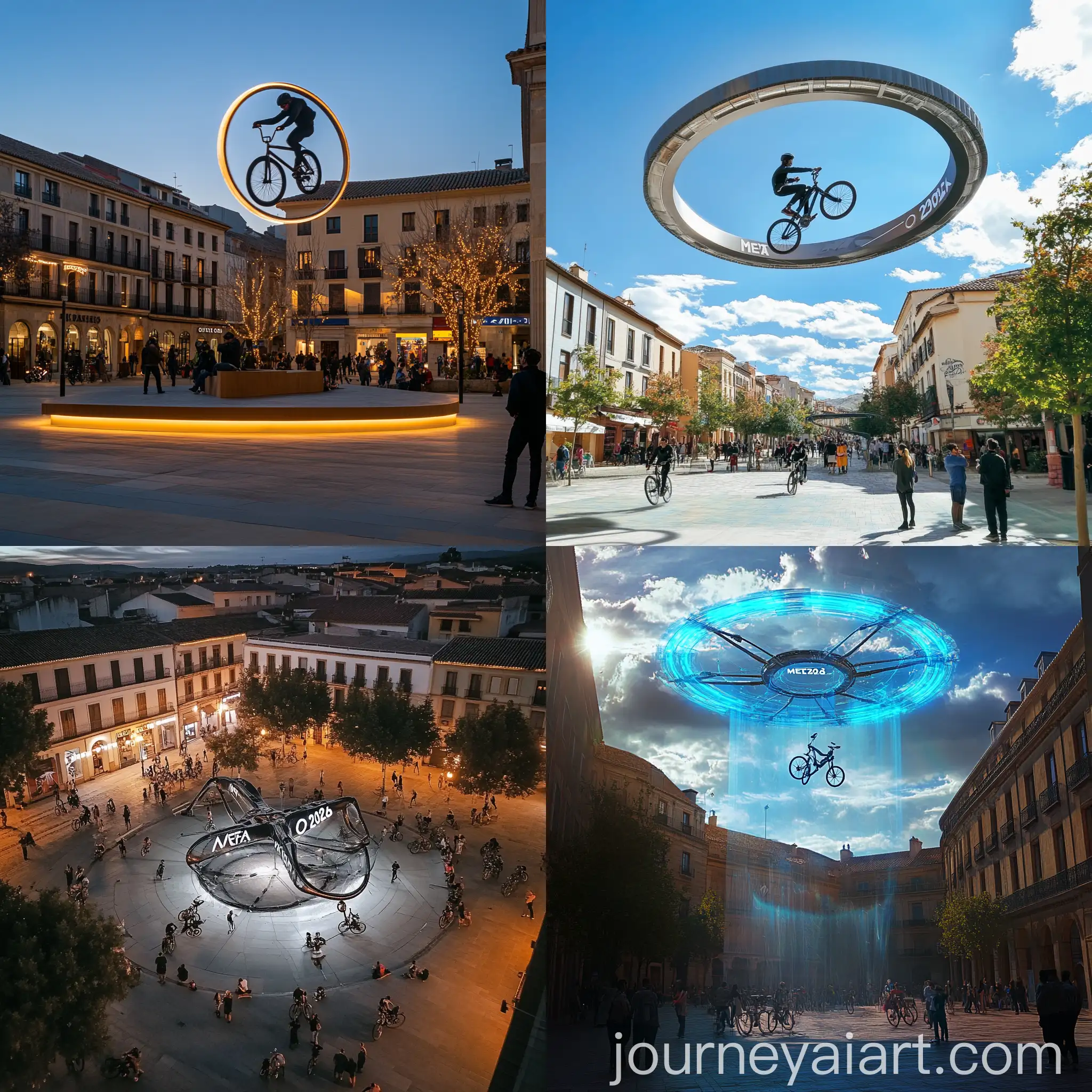 Cycling-Flying-Goal-META-2024-in-Plaza-de-La-Baeza-Len-Spain