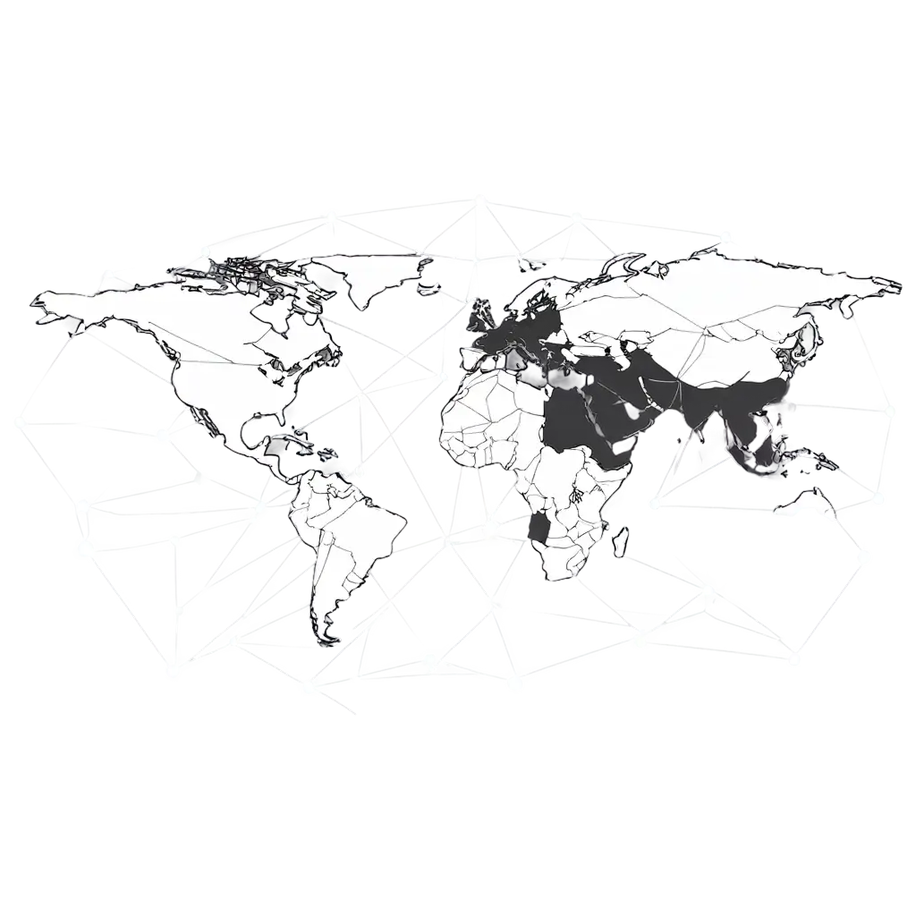 Sleek-BlackandWhite-PNG-World-Map-with-Global-Network-Connections-for-Business-Visualization