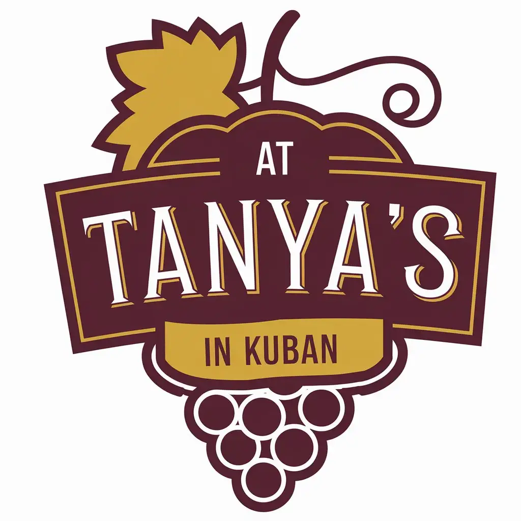 LOGO-Design-for-At-Tanyas-in-Kuban-Grapes-Symbol-with-Clear-Background