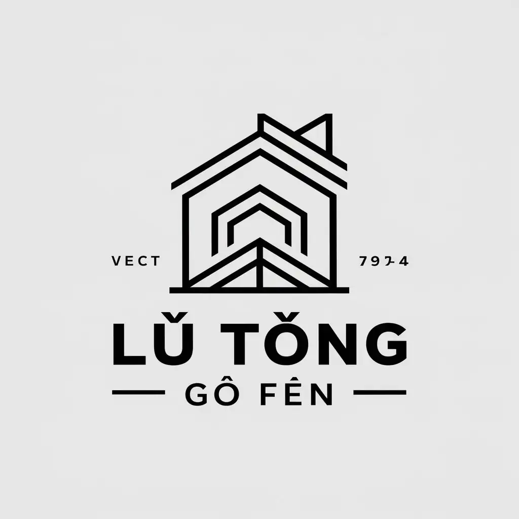 a vector logo design,with the text "lù tōng gǔ fèn", main symbol:liú tōng,Moderate,be used in Construction industry,clear background