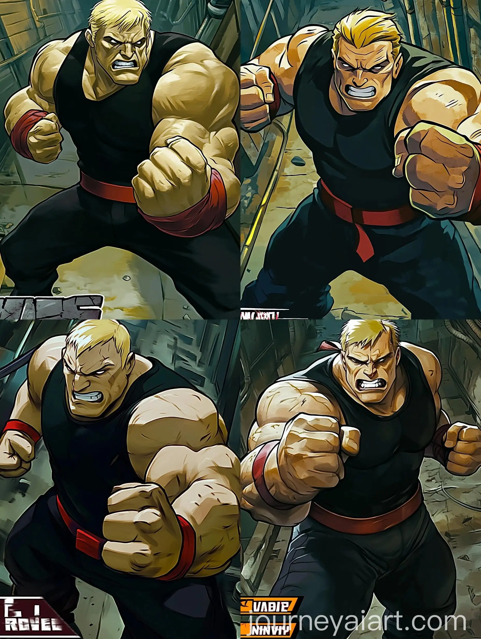 Muscular-Angry-Man-in-Sewer-Crouch-Teenage-Mutant-Ninja-Turtles-Style