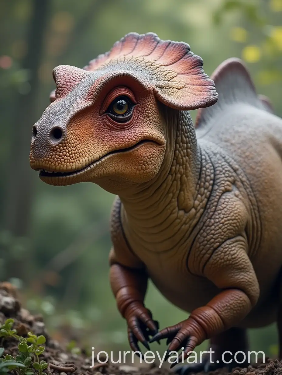 Realistic-Pachycephalosaurus-in-a-Lush-Prehistoric-Landscape