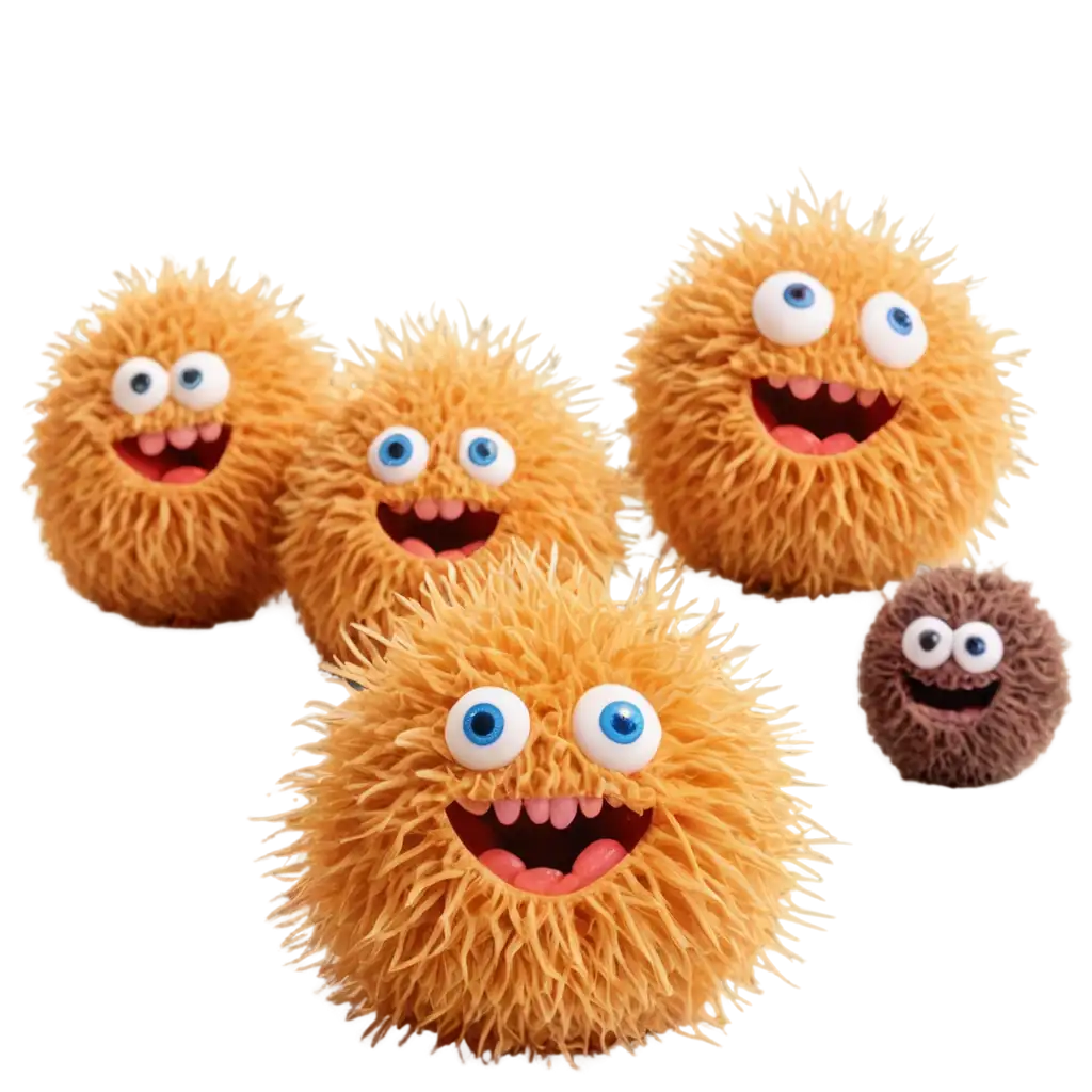 Hairy-Ball-with-Eyes-and-Spicy-Teeth-Unique-PNG-Image-for-Creative-Projects