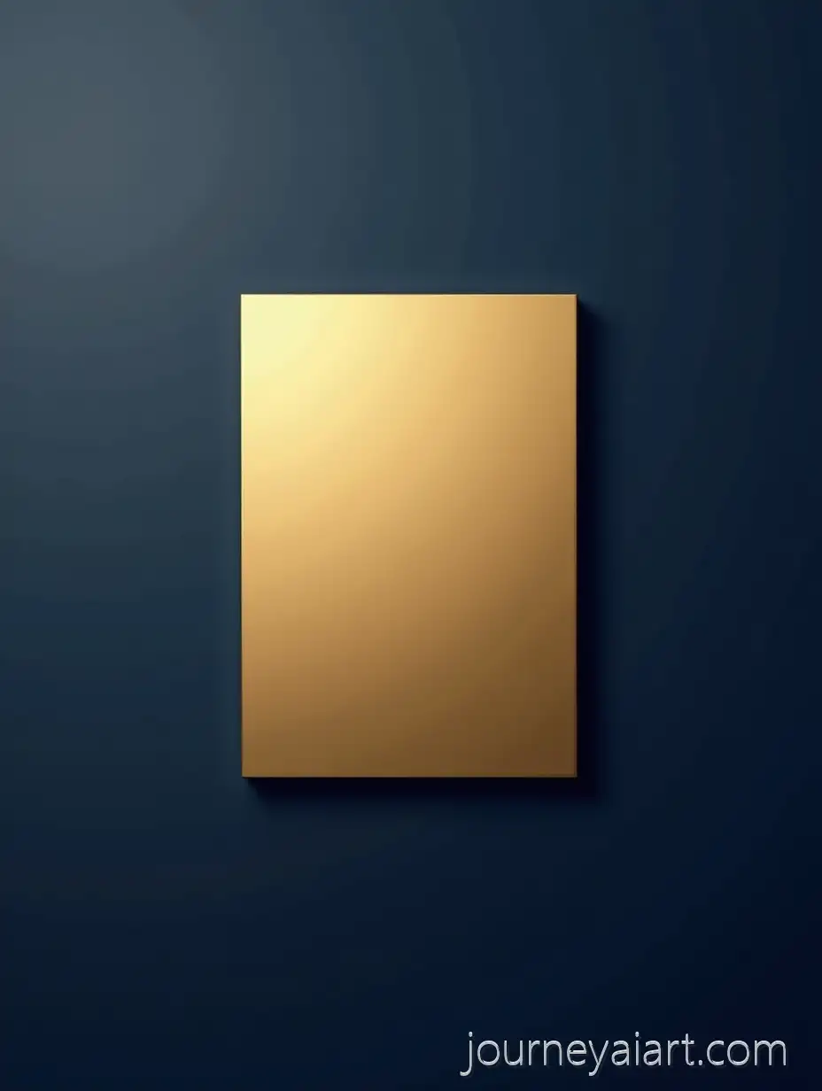 Gold-rectangle-on-navyMinimalist-Gold-Rectangle-on-Deep-Navy-Blue-Background