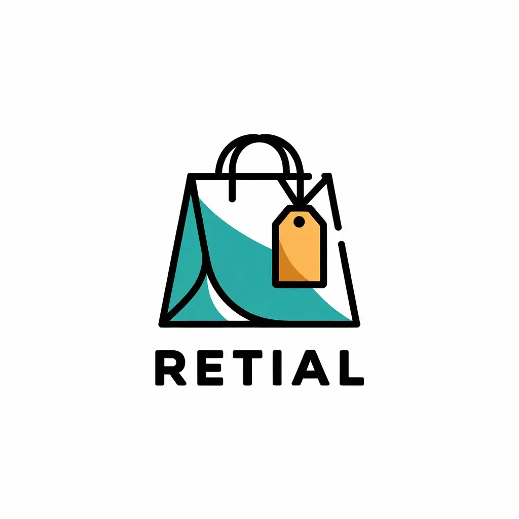 LOGO Design for Retial Sell Symbol with Text in Retail Industry Theme