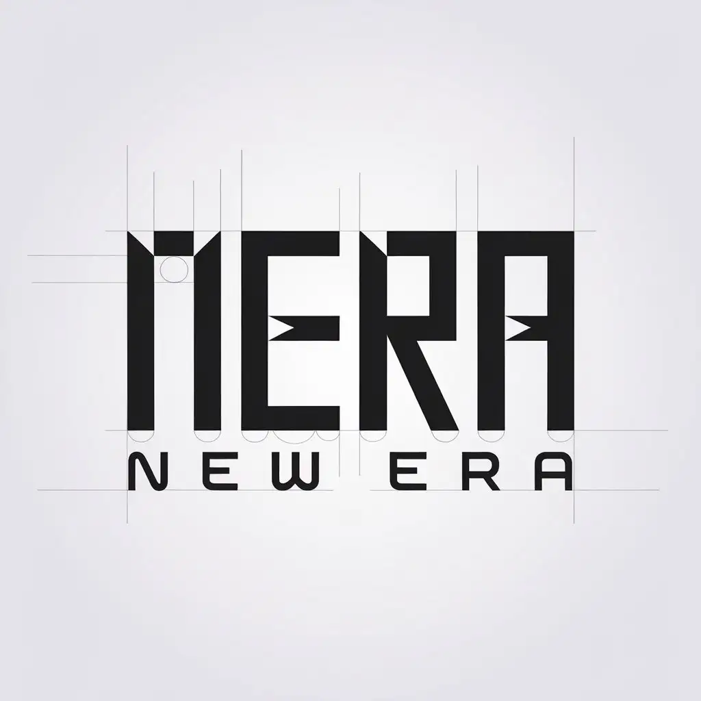 a vector logo design,with the text "new era", main symbol:era,Minimalistic,be used in apparel industry,clear background