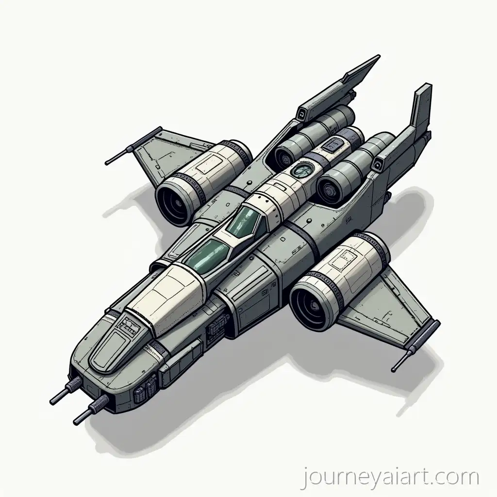 Thunderhawk-Gunship-from-Warhammer-40AI-Image-Prompt-Expansionk-in-RimWorld-Style-with-CelShading-and-Stylized-Details