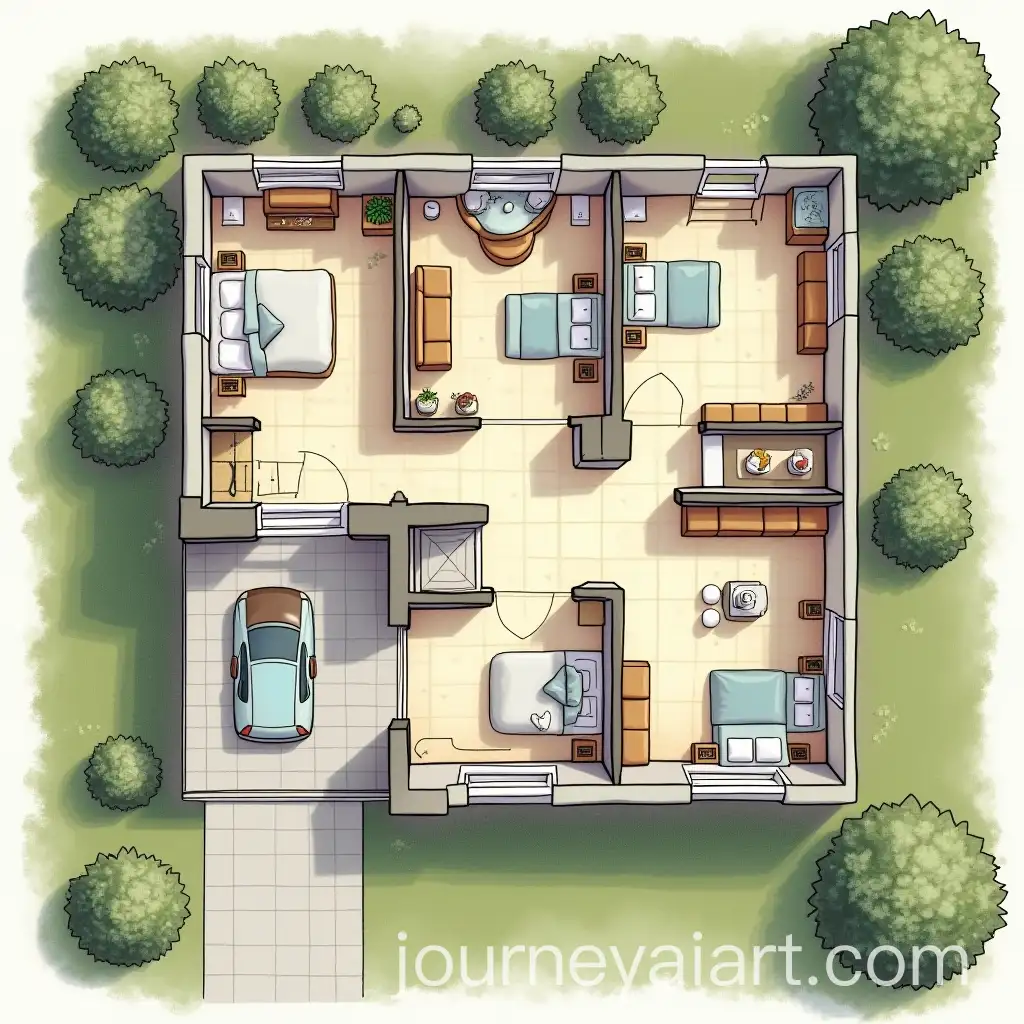 Blueprint-for-MultiGenerational-Home-with-Garden-Living-Spaces-and-Three-Kitchens