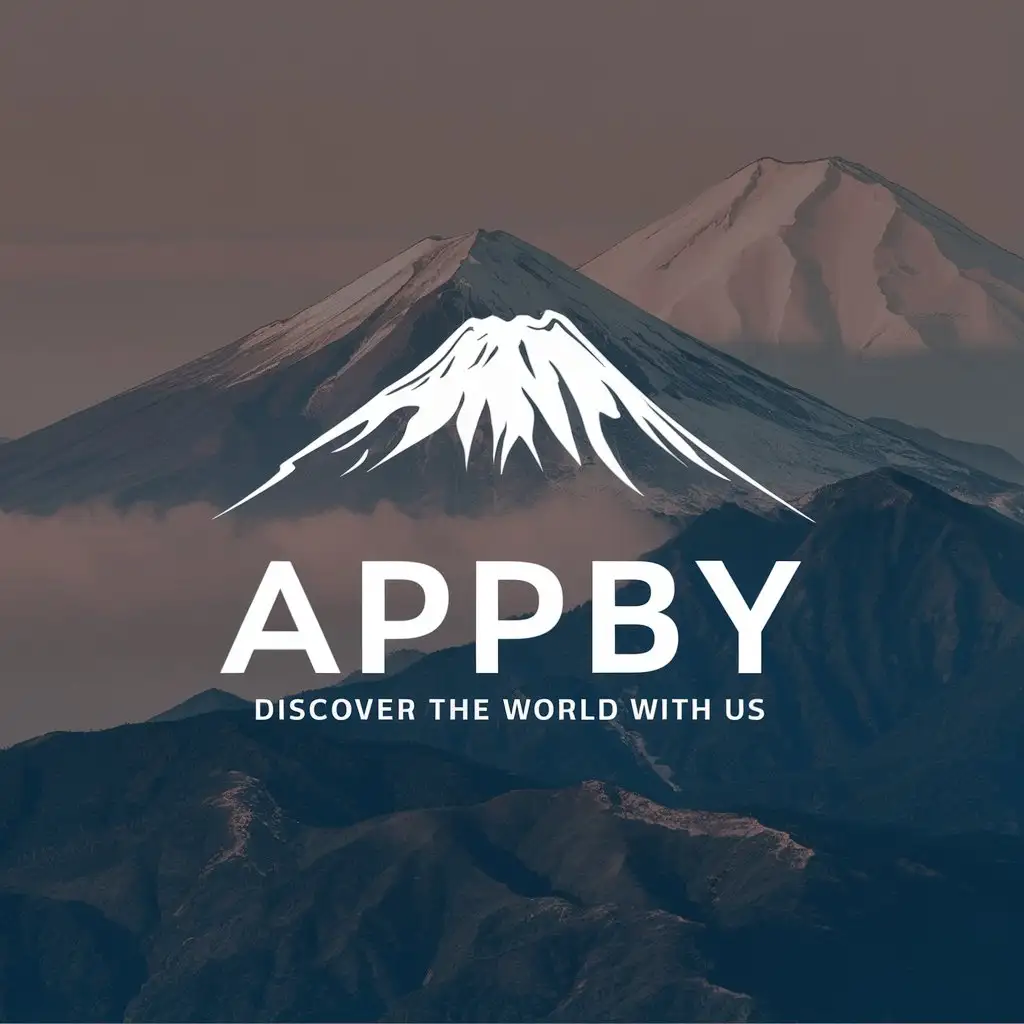 LOGO Design for appby Realistic Mount Fuji in Travel Photography Theme