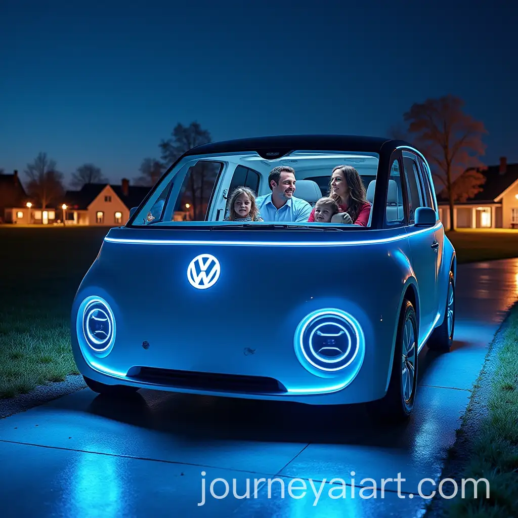 Family-Adventure-in-a-Blue-Volkswagen-ID4-in-Barneveld