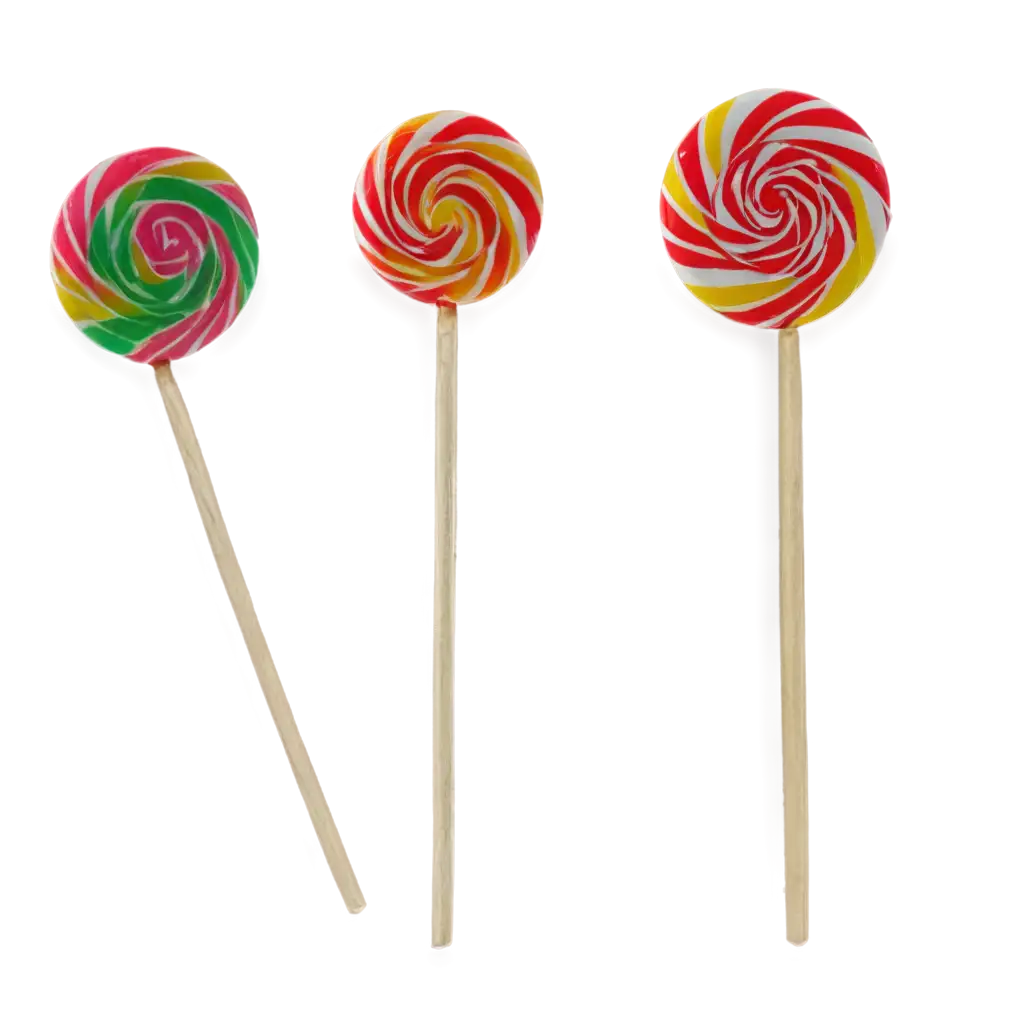 Vibrant-Lollipops-on-a-Stick-PNG-HighQuality-Transparent-Image-for-Diverse-Use-Cases