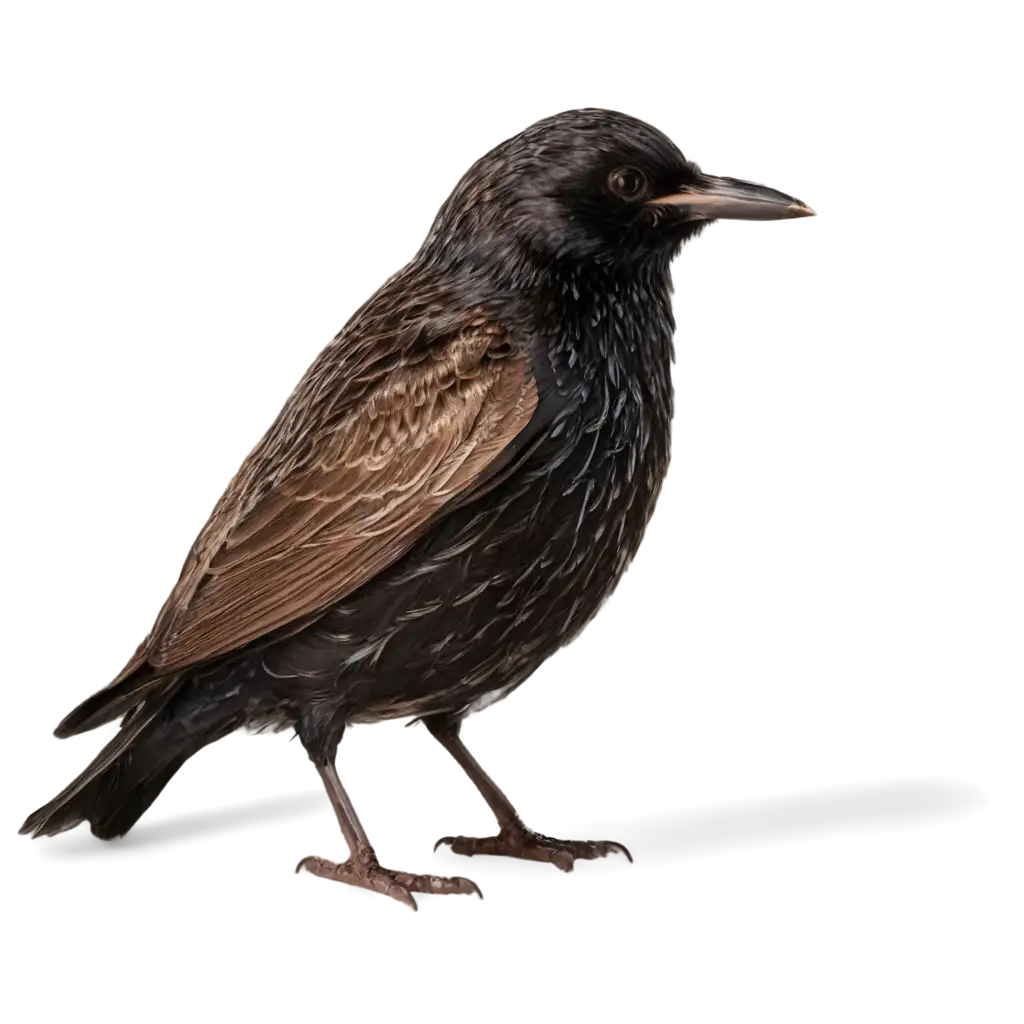 Starling-PNG-Image-Perfect-for-HighQuality-Transparent-Artwork-Display