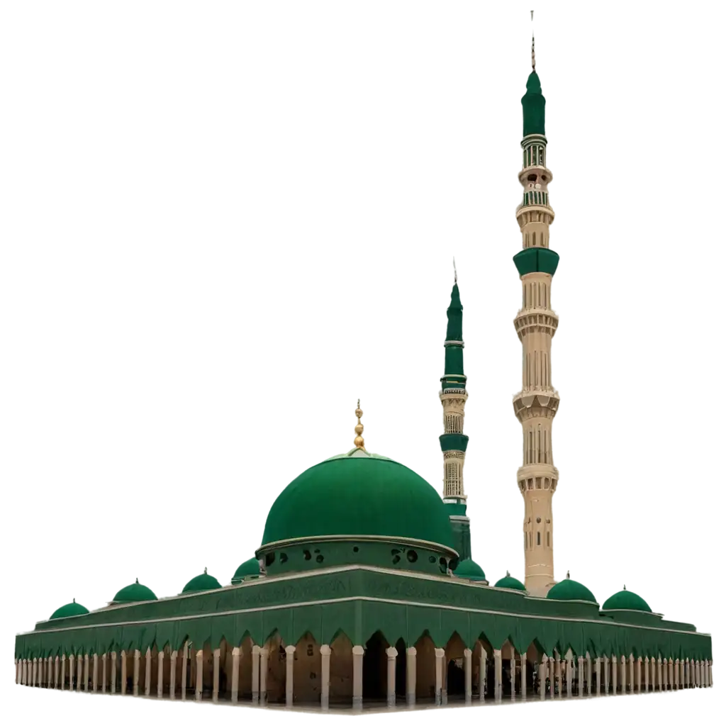 Madinah-Mosque-PNG-Capturing-the-Beauty-of-Islamic-Architecture-in-HighQuality-Format