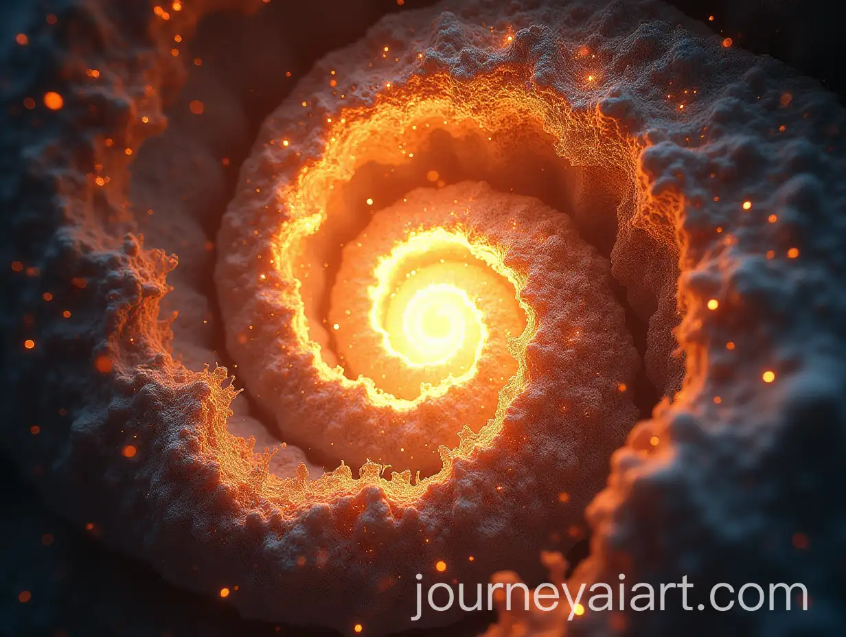 Bright-Fibonacci-Spiral-Emerging-from-Spiritual-Human-Form-with-Exploding-Atoms
