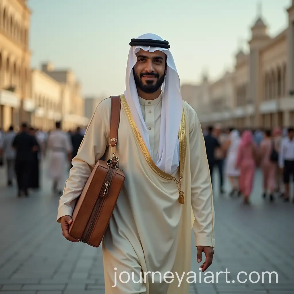 Saudi-Businessman-Carrying-Briefcase-in-Urban-Setting
