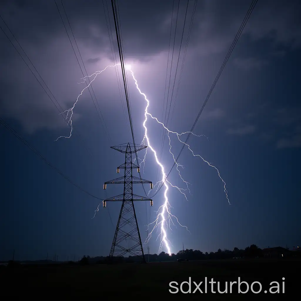 Electric-Power-Concept-with-High-Voltage-Power-Lines-and-Storm-Clouds