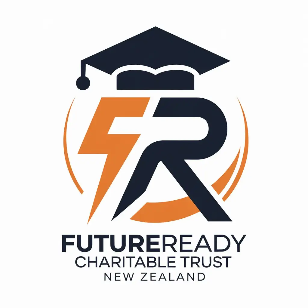 LOGO Design For FutureReady Charitable Trust Modern and Sleek Symbol with Name