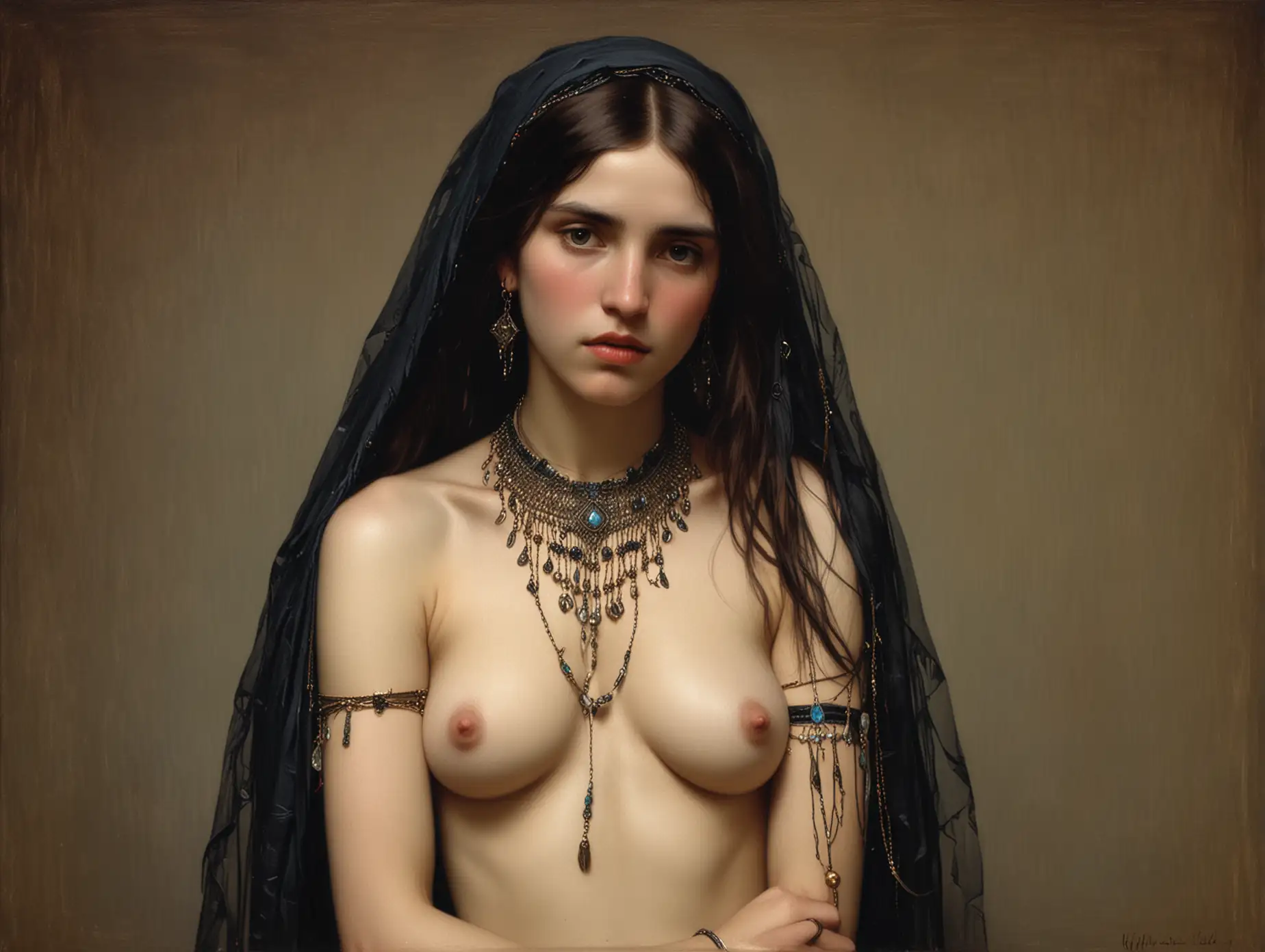 Native-Woman-Portrait-with-Veil-and-Jewelry