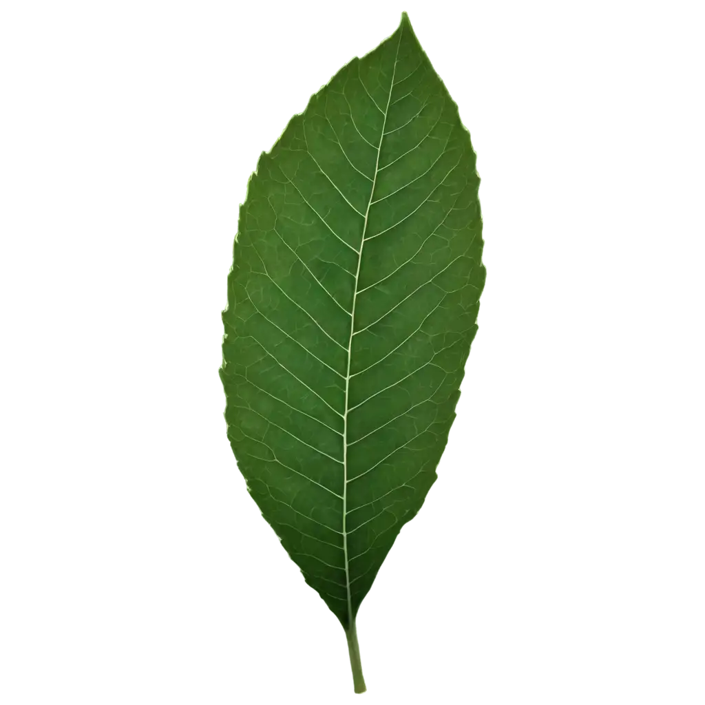 One-Green-Leaf-PNG-Image-Freshness-and-Vibrancy-in-Nature