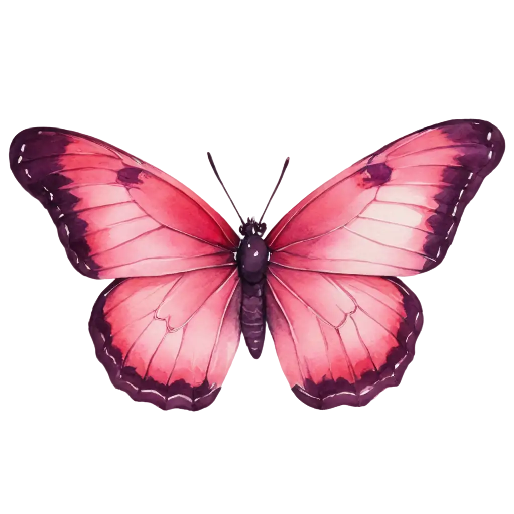 Stunning-Pink-Butterfly-Watercolor-PNG-for-Creative-Projects