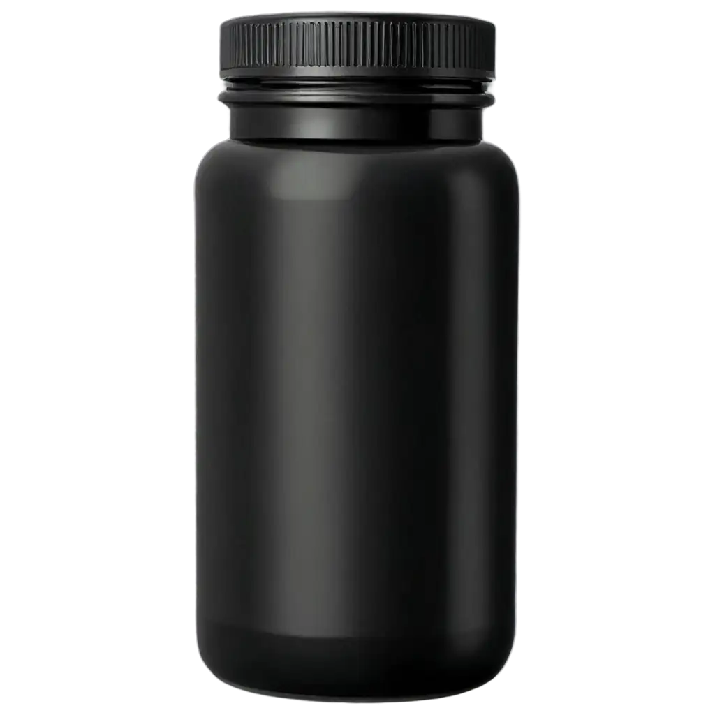 Black-Jar-for-Capsules-PNG-Image-HighQuality-Transparent-Graphic