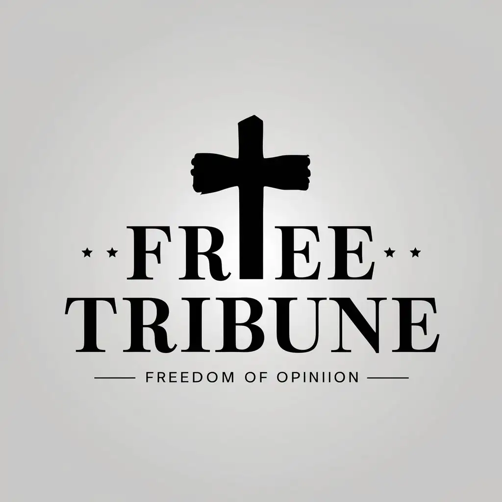 LOGO Design for Free Tribune Symbolizing Freedom of Speech and Opinion in the Religious Industry