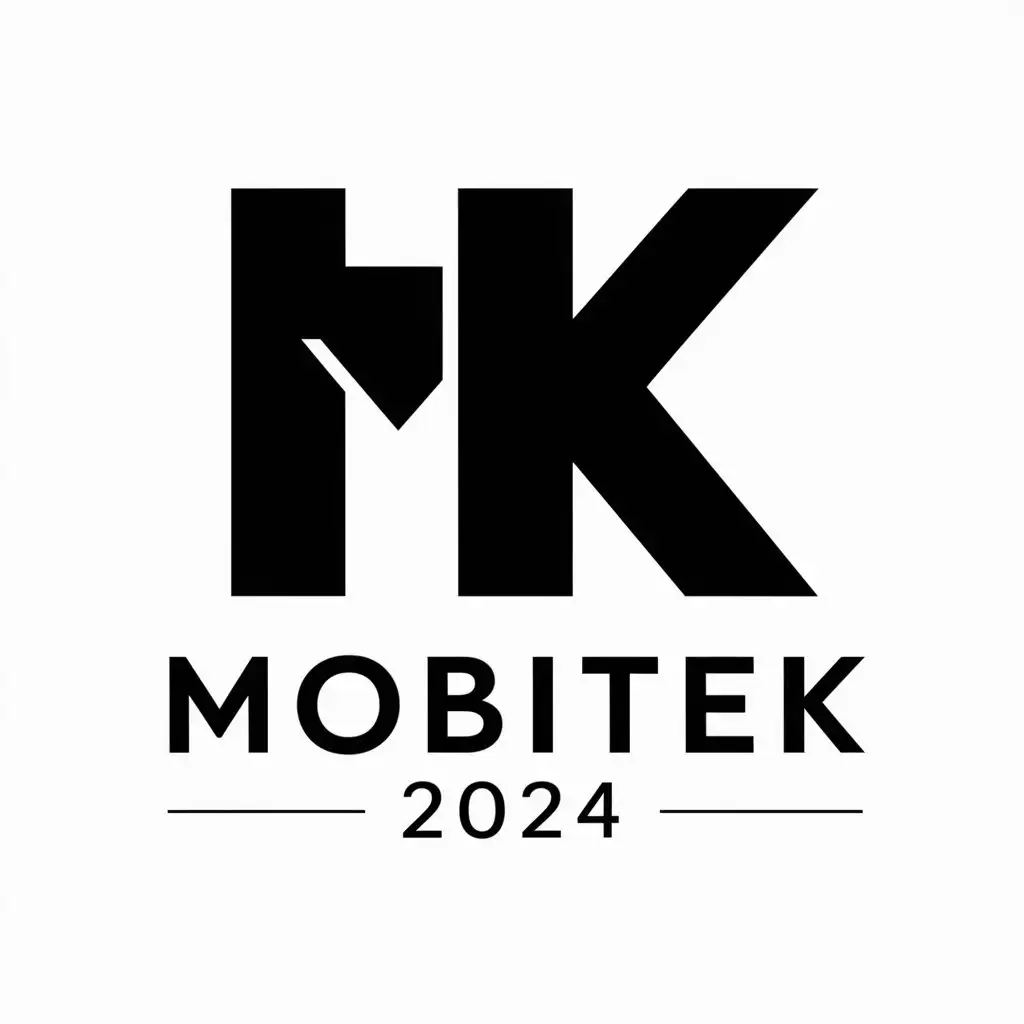 LOGO Design for MOBITEK 2024 Modern MK Symbol in Technology Industry