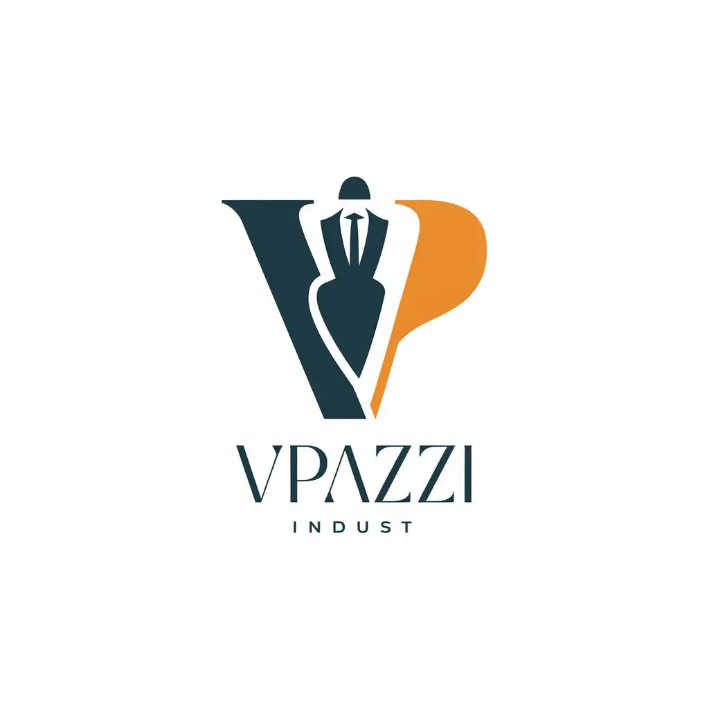 LOGO-Design-for-VPazzi-Elegant-Vector-Logo-with-Fashion-Influence