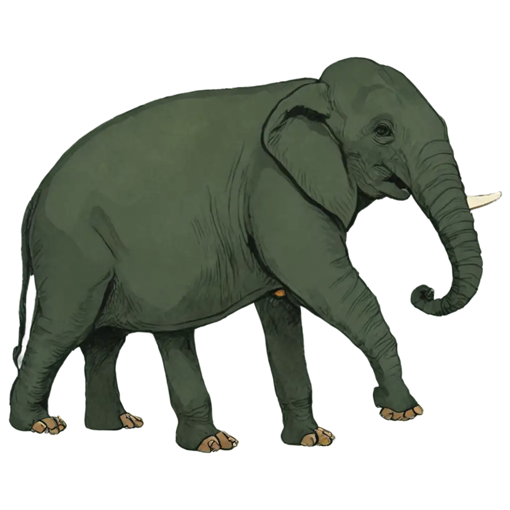 Elephant-PNG-Image-Majestic-Gajah-Illustrations-for-HighQuality-Visuals