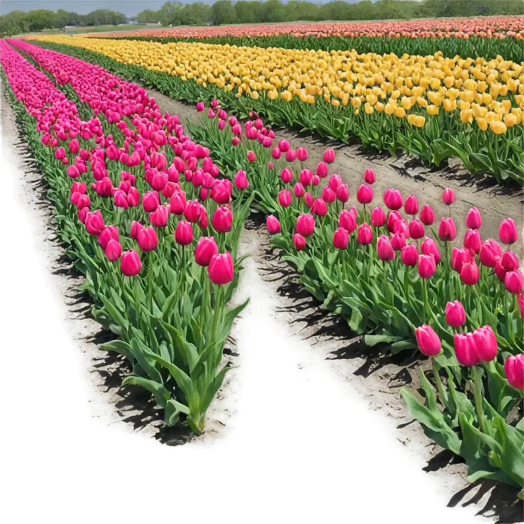 Vibrant-Tulip-Field-PNG-Capturing-the-Beauty-of-Spring-in-High-Quality