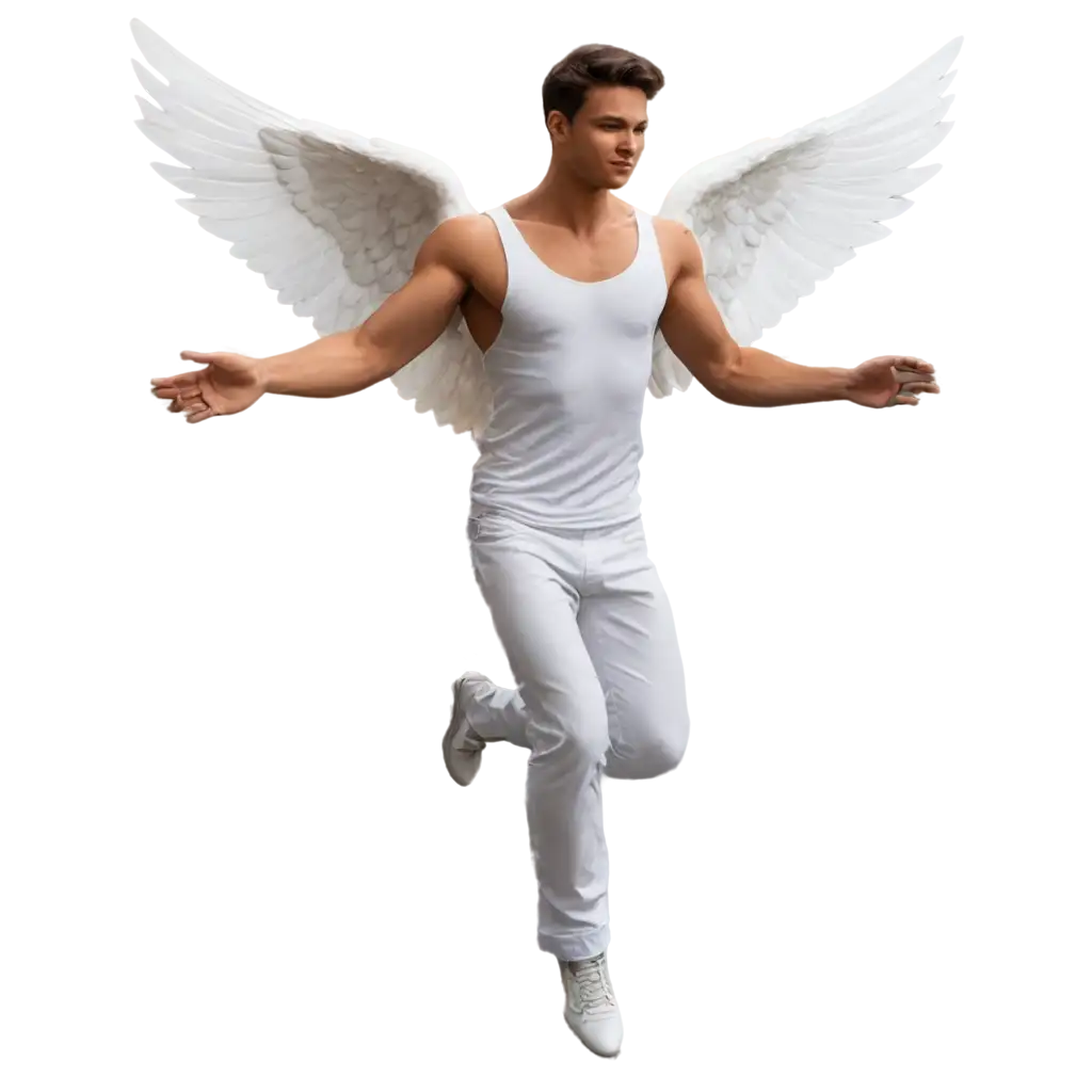 Flying-Male-Angel-with-White-Wings-PNG-High-Quality-Transparent-Background-for-Creative-Projects