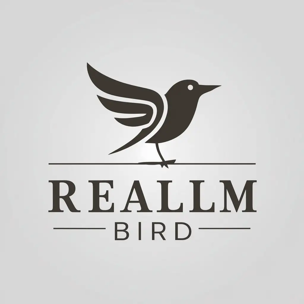 LOGO-Design-For-Realm-Bird-Elegant-Vector-Design-for-Legal-Industry