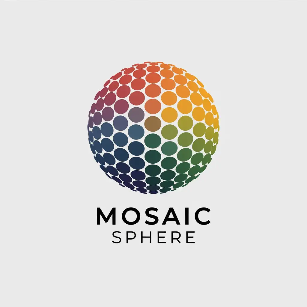 LOGO-Design-for-Mosaic-Sphere-Vibrant-Mosaic-Ball-with-Minimalist-Aesthetic