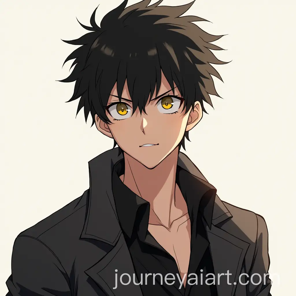 Anime-Style-Character-Portrait-of-a-Tall-Man-with-Short-Black-Hair-and-Yellow-Eyes