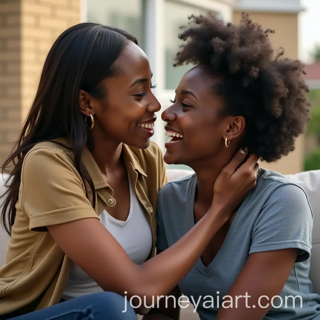 Nigerian-Woman-Flirting-with-University-Student-in-SelfContained-Apartment