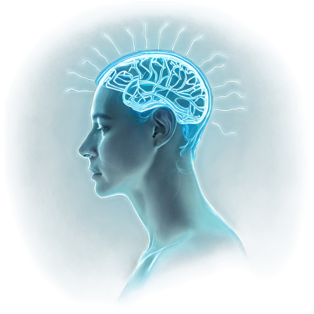 Side-View-PNG-Image-of-Glowing-Brain-with-Neon-Impulses-HighResolution-Format-for-Creative-and-Professional-Use