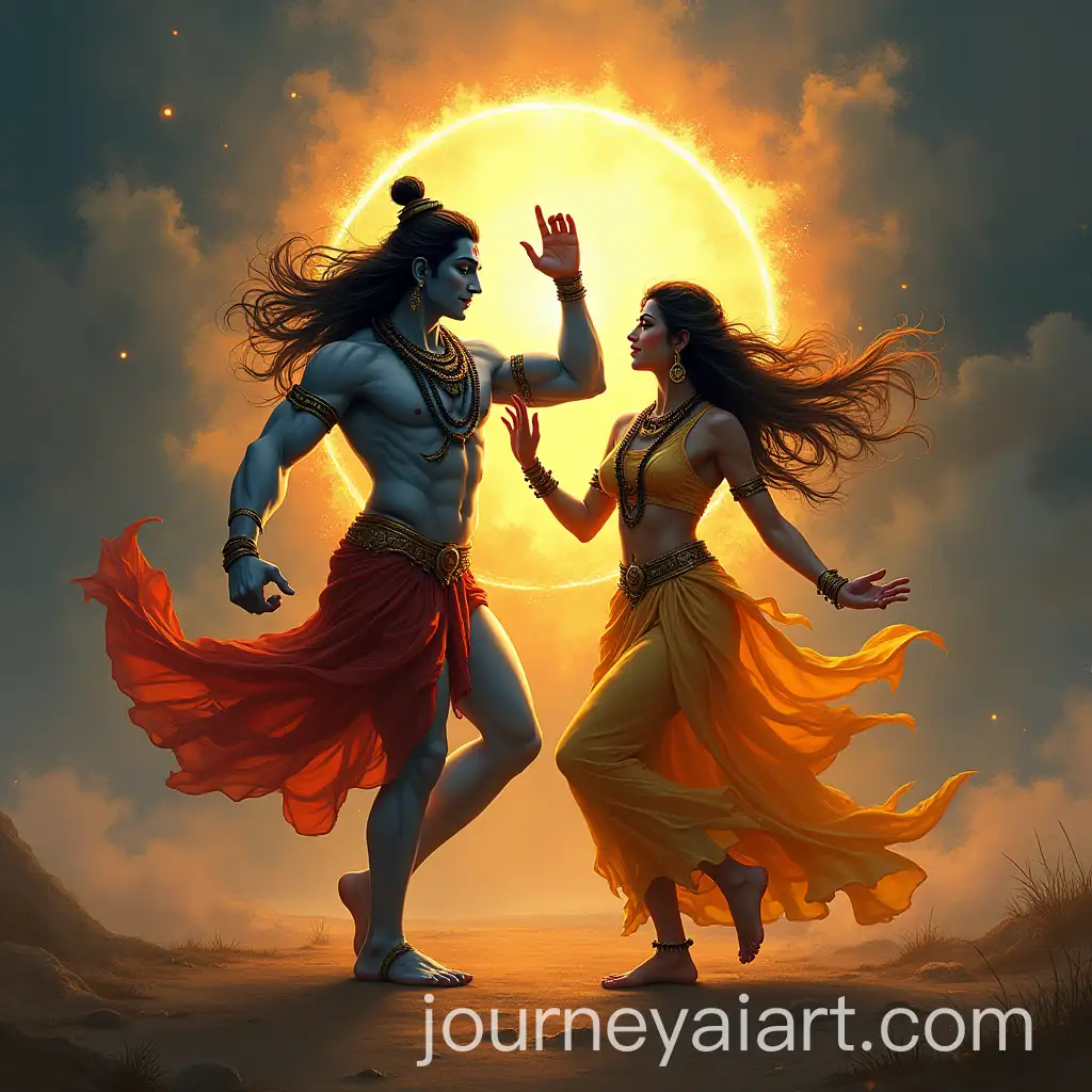 Divine-Dance-of-Lord-Shiva-and-Maa-Parvati-in-Cosmic-Harmony