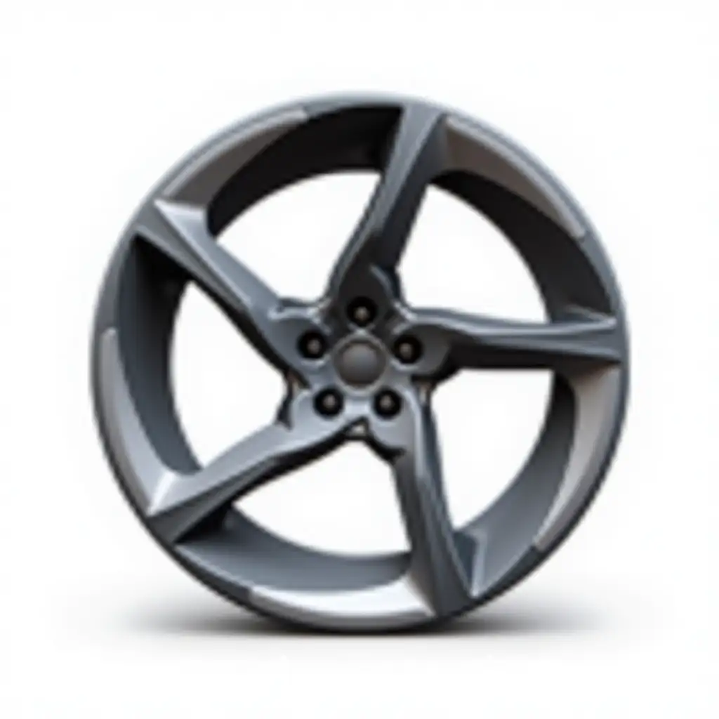 Futuristic-Sleek-Car-Wheel-Design-on-White-Background