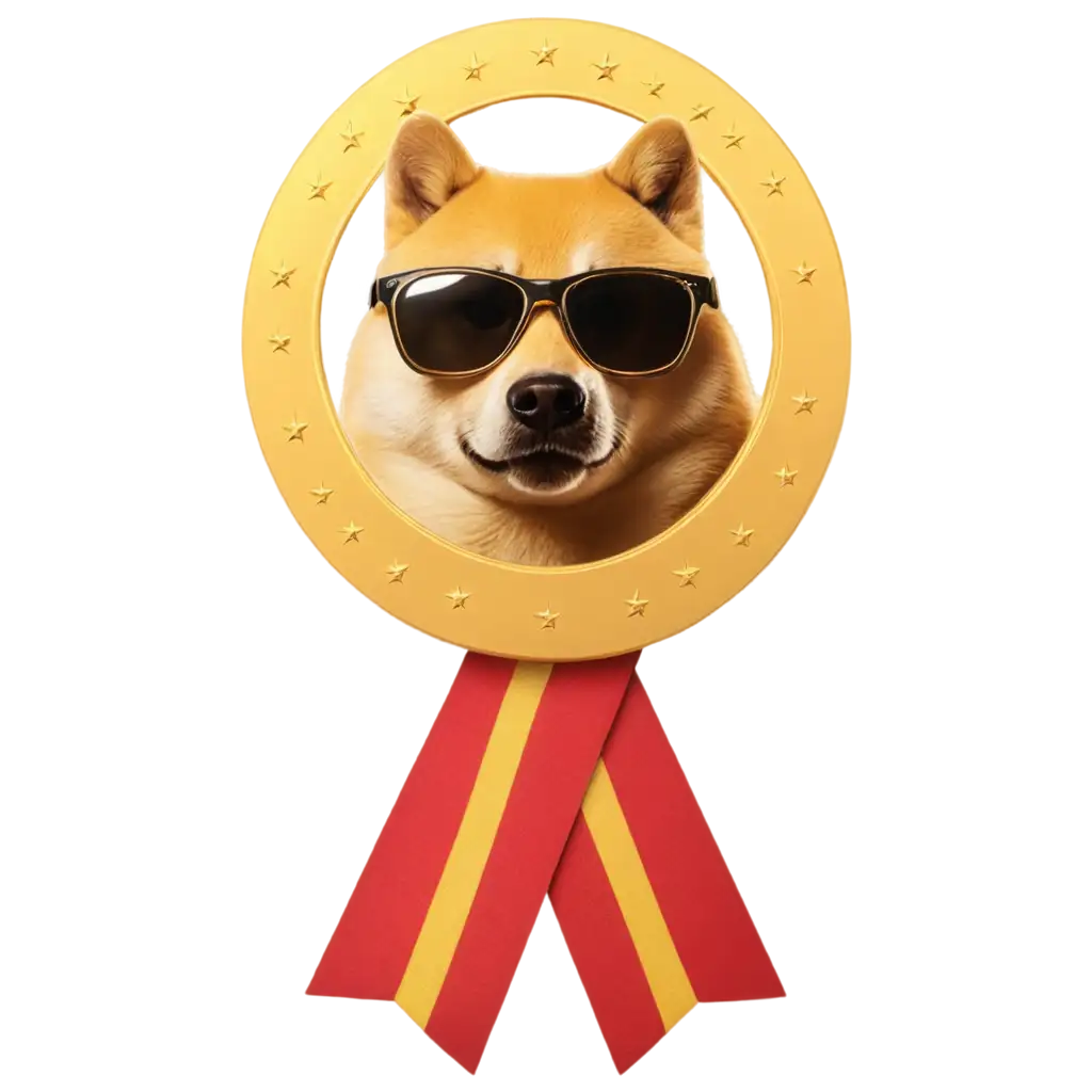 Gold-Medal-with-Doge-Wearing-Thug-Life-Sunglasses-PNG-HighQuality-Image-for-Digital-Use