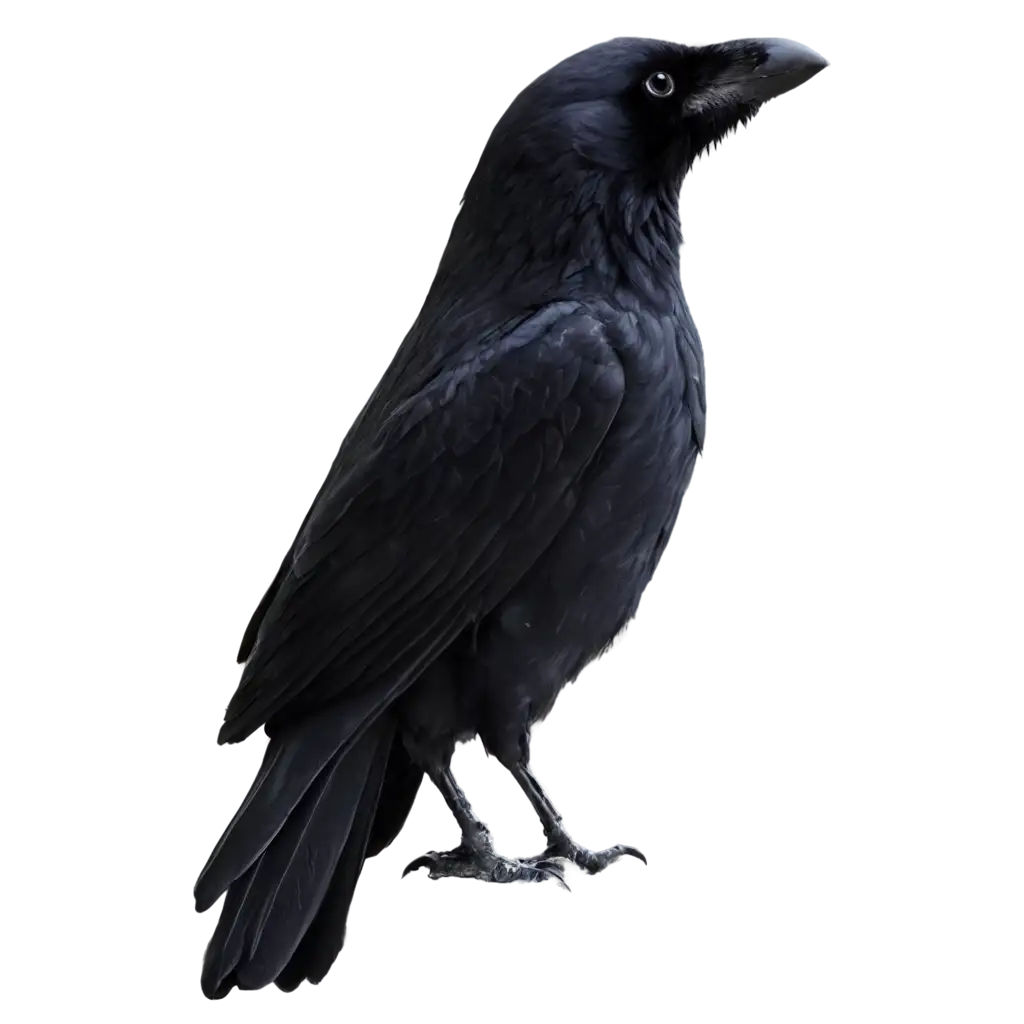 Graceful-Crow-PNG-Artistic-Image-of-a-Crow-in-Natural-Habitat