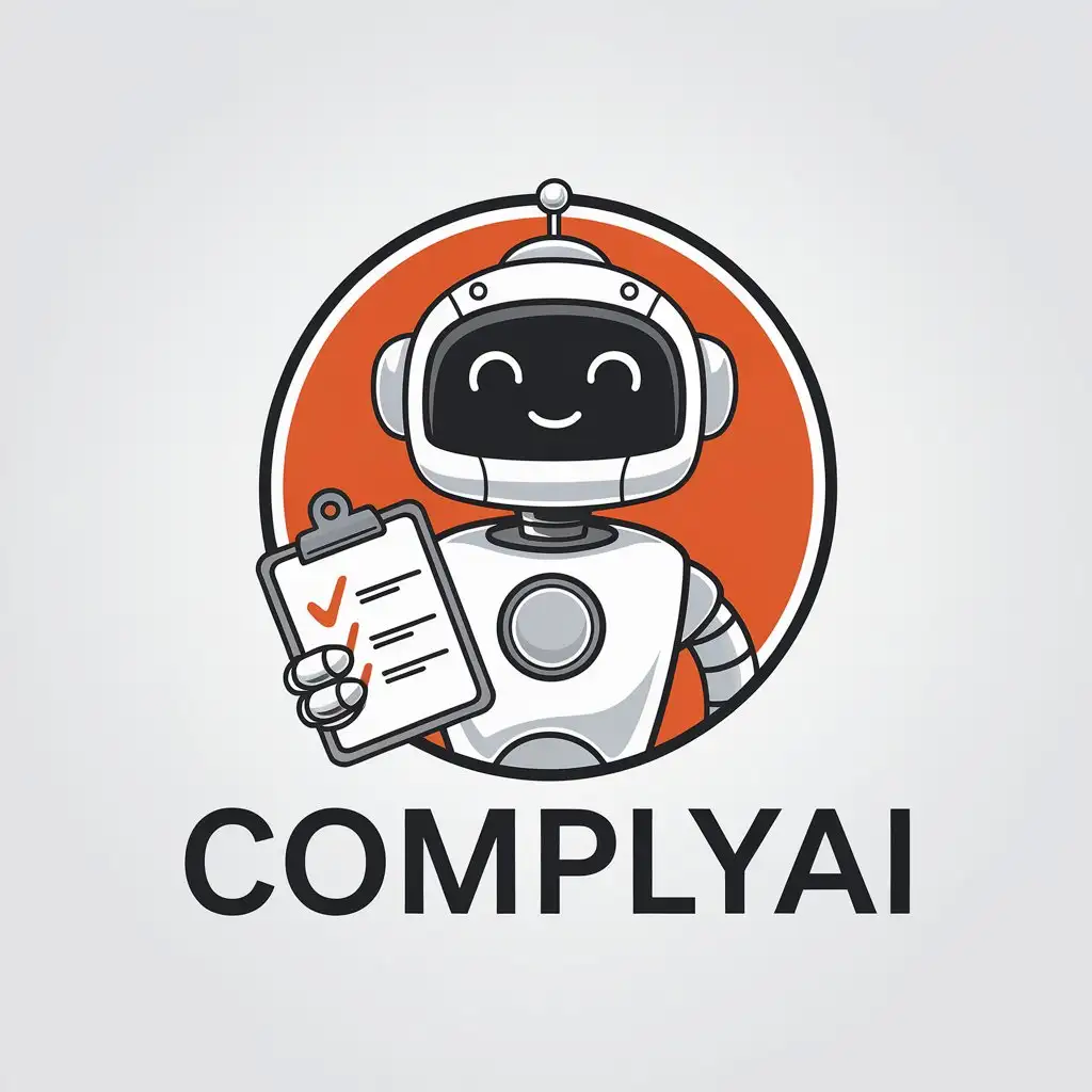 LOGO-Design-For-ComplyAi-Cute-2D-Robot-Assistant-for-Regulatory-Compliance