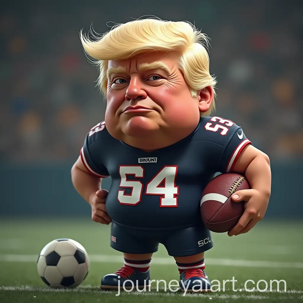 Donald-Trump-as-a-Football-Player-in-Action