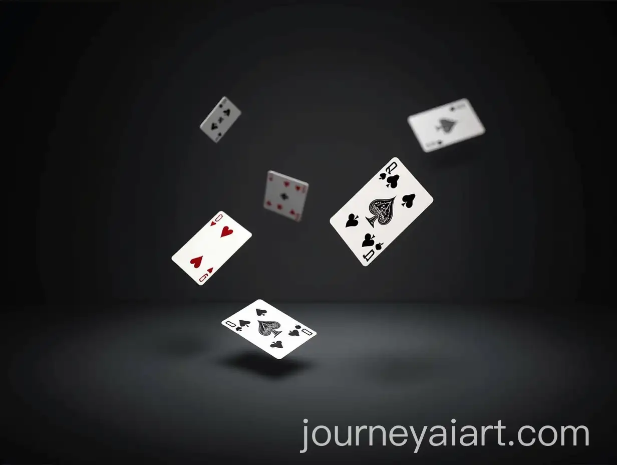 Flying-Poker-Playing-Cards-in-Assi-Style
