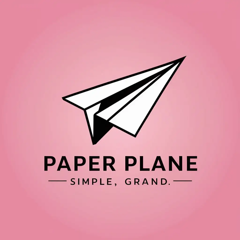 LOGO-Design-For-Paper-Plane-Minimalistic-Vector-Design-for-Internet-Industry